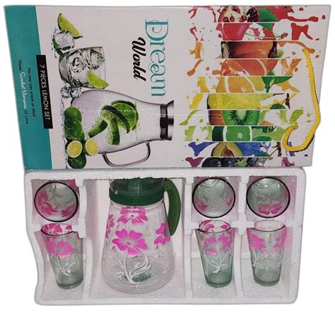 Dream World Lemon Glass Set Capacity 300 Ml At Rs 75 Set In Firozabad