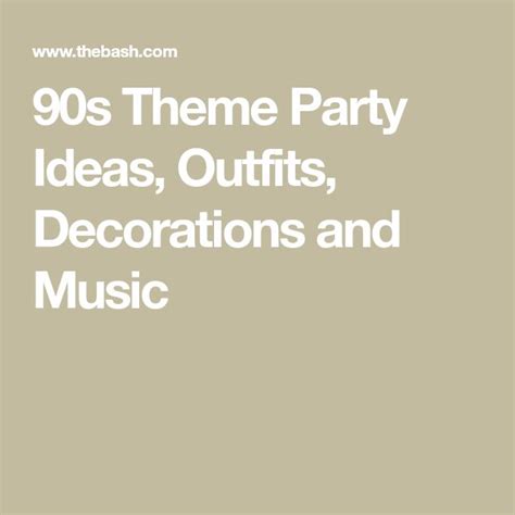 90s Theme Party Ideas for an Epic Event | 90s theme party, Party themes, 90s party songs