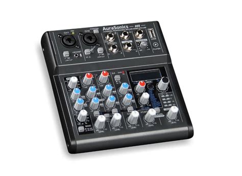 AuraSonics K4 компактный микшерный пульт для стрима, караоке и др ...