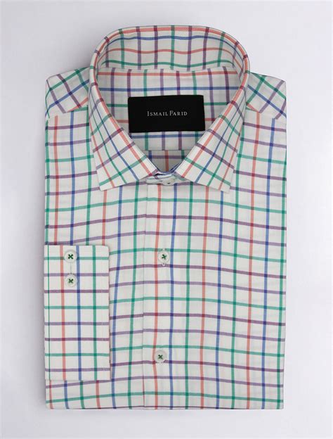 Multi Color Checkered Shirt Ismail Farid Pakistan