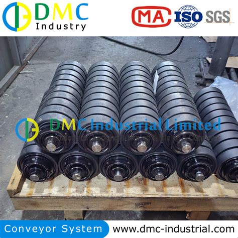 Machine Spare Parts Conveyor Drum Pulley Rubber Lagging Belt Conveyor