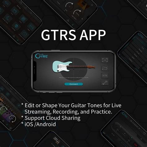 GTRS Kit de guitarra eléctrica profesional W800 con sistema de proceso