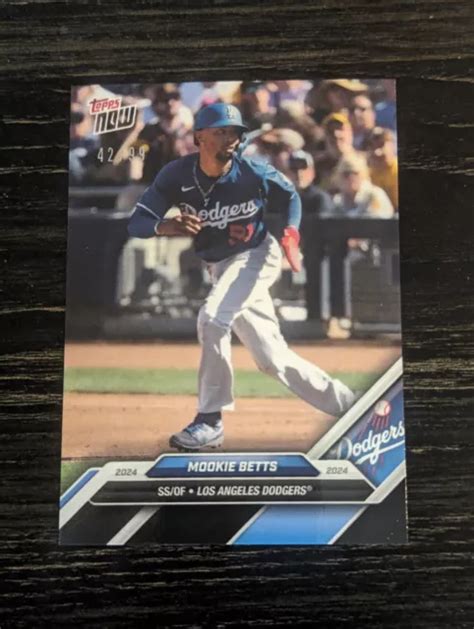 Topps Now Road To Opening Day Rtod Od Mookie Betts