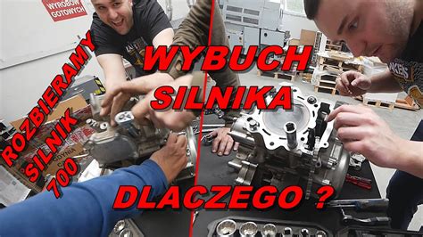 WYBUCH SILNIKA RAPTOR 700 JAK DO TEGO DOSZŁO ROZBIERAMY SILNIK