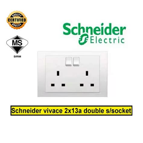 Sirim Schneider Vivace Series Switches And Socket Outlet Sirim Approved Shopee Malaysia