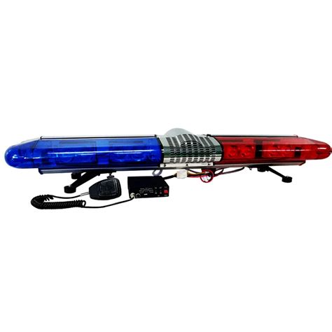 Police Car Led Warning Light Bar,100 Watt Speaker,Red Blue Led Warning Lightbar - Buy Police ...