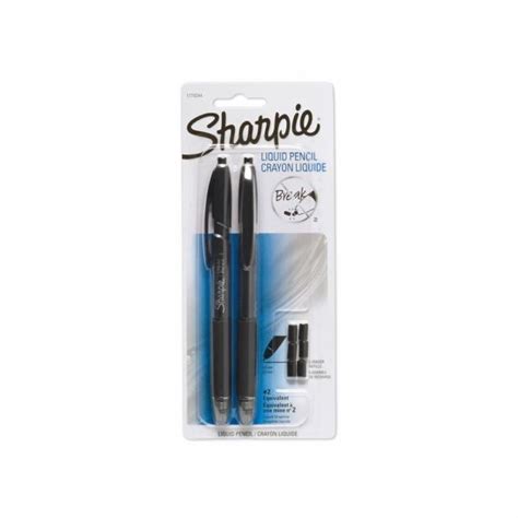 Sharpie 1770244 Liquid Mechanical Pencil 05 Mm 6 Eraser Refills 2 Per