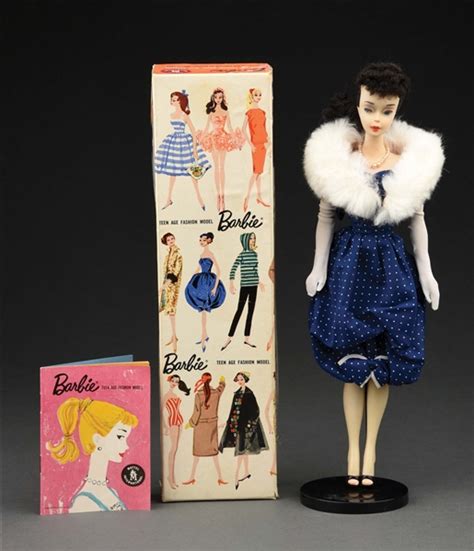 Lot Detail Brunette Barbie Doll In Original Box