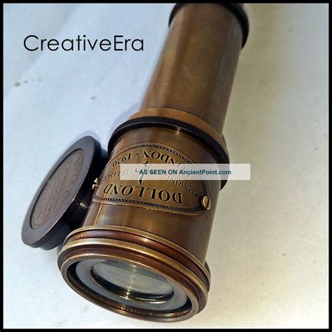 Nautical Spyglass Scope Telescope Vintage Antique Brass Collectible ...