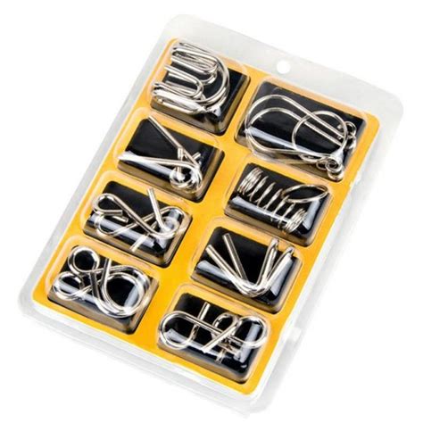 Metal Brain Teaser Puzzle Set - The Fabulous Gift Shop