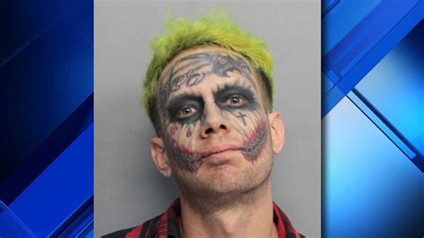 Man with ‘Joker’ inspired tattoos arrested in Florida