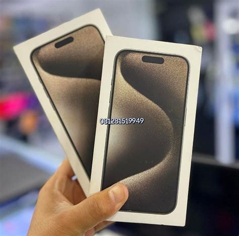 IPhone 15 Pro 512GB Natural Titanium Resmi Cash Kredit Telepon Seluler