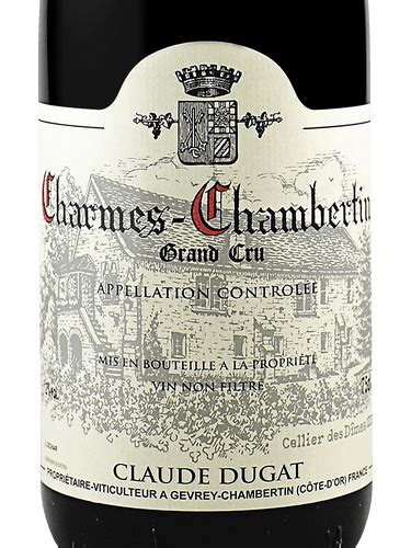 2018 Claude Dugat Charmes Chambertin Grand Cru Vivino US