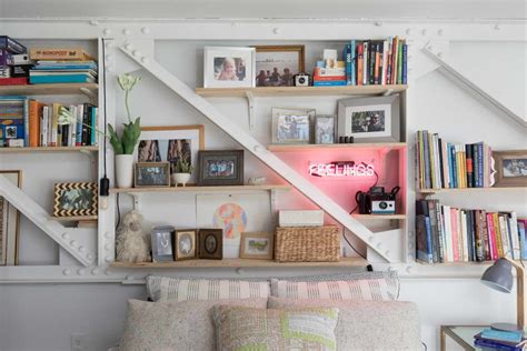 This Boston Loft Is Bright Bohemian And Extremely Beautiful Shelves