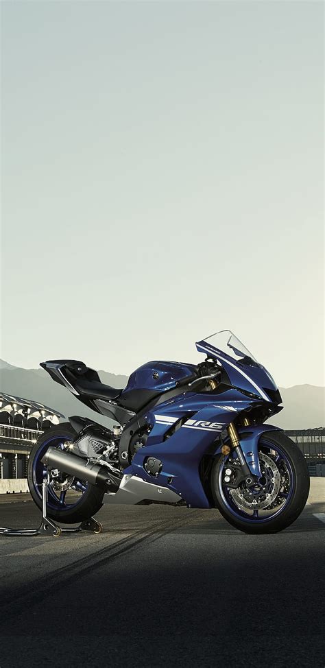 Yamaha R6, bike, blue, motor, HD phone wallpaper | Peakpx