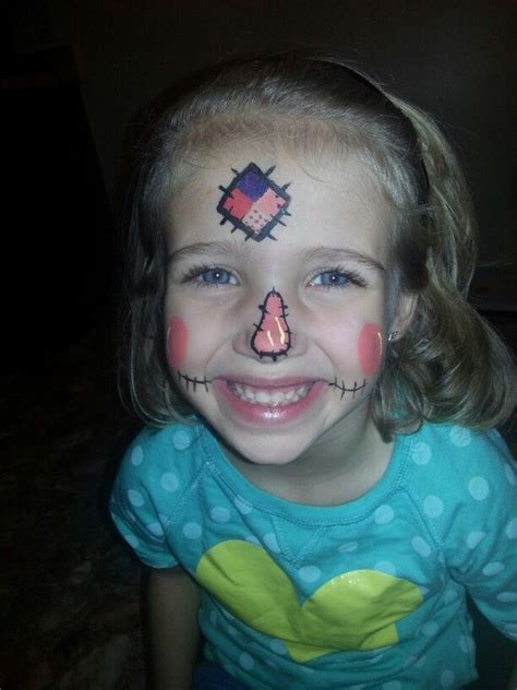 scarecrow facepaint easy facepaint face painting easy face painting