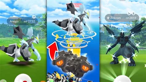 Kyurem Black And White In Pokemon Go Zekrom And Reshiram Signature Moves