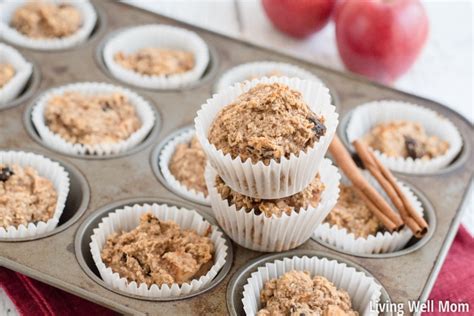 Gluten-Free Apple Oatmeal Muffins - Living Well Mom