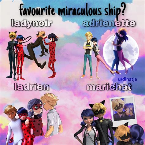 Oc Whats Your Favorite Miraculous Ladybug Ship Rmiraculousladybug