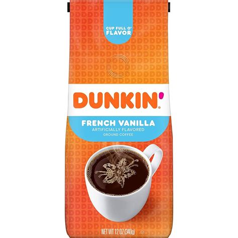 Dunkin’ Donuts French Vanilla Flavored Ground Coffee Review - Espresso ...