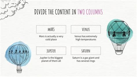 Doodle Hot Air Balloon Lesson For Pre K Presentation