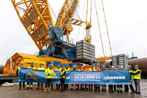 Sarens Takes Delivery Of The First Liebherr Lr 12500 10 Crawler Crane