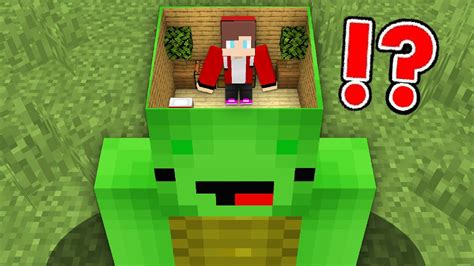 JJ Get Inside Mikey HEAD In Minecraft Funny Challenge Maizen Mizen