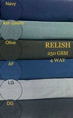 Arrow Twill Way Lycra Knitted Fabric Color Multicolor At Rs