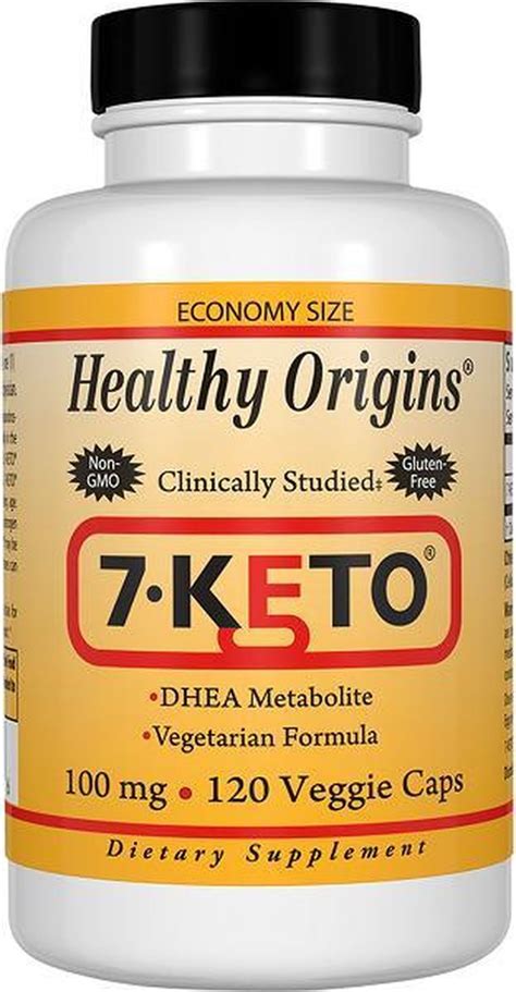 7 Keto 100 Mg 120 Veggie Caps Healthy Origins