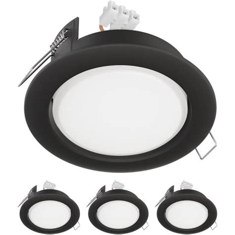 X Led Spot Encastr Zobe Ii Plat Gx Anthracite Mat Rond W Lm