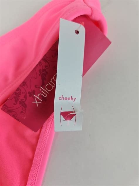 Xhilaration Juniors Size Xl Cheeky Hipster Bikini Bottoms Neon Pink Ebay