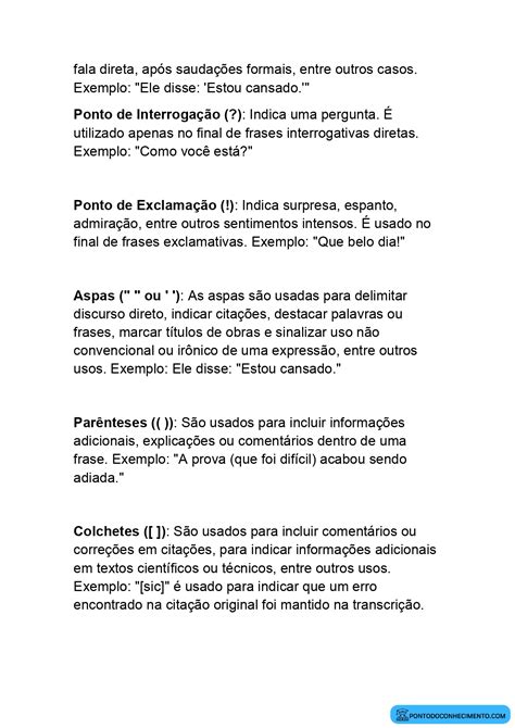 Complete As Frases Com Os Sinais De Pontuação Corretos