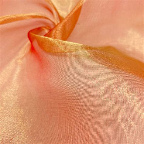 Metallic Silk Organza Fabric 3 99 Yard 44 45 Wide 100 Silk Organza