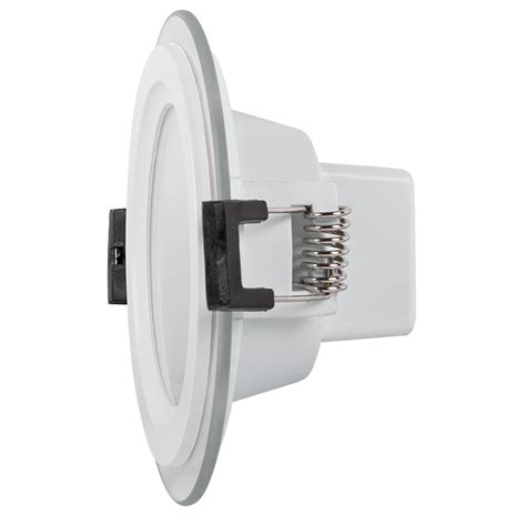 Panneau En Verre Led Encastrable Cercle W K V Ac Ip