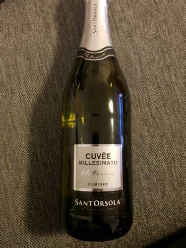 Sant Orsola Cuv E Millesimato Platinum Demisec Vivino Us