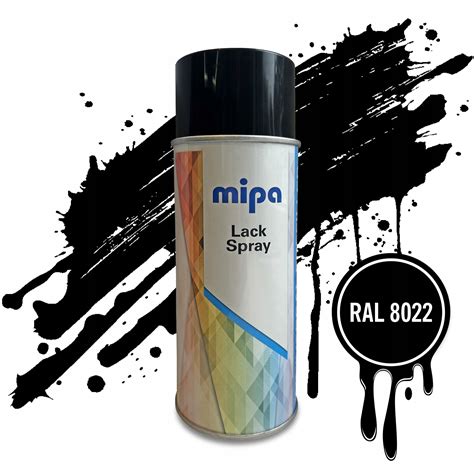 Ral Lakier Mat Nitroakryl Do Metalu Drewna Farba Spray Ml Za