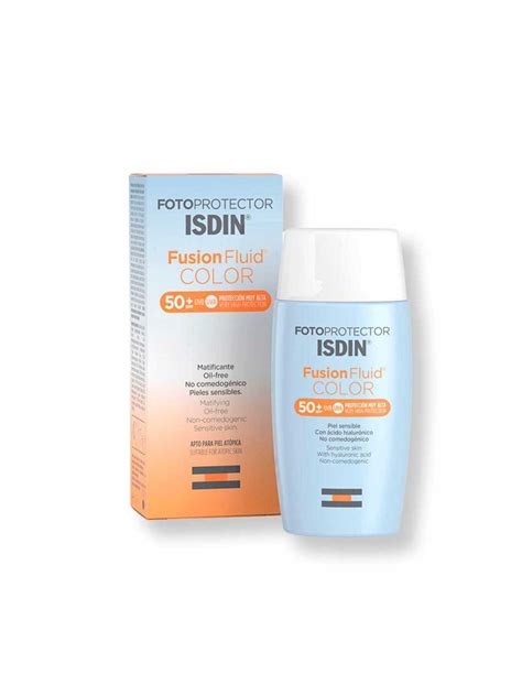 Fotoprotector Fusion Fluid Color SPF 50 50 Ml Isdin Dermatodo