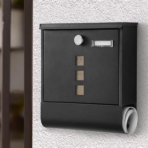 Wall-Mounted Modern Lockable Letterbox – Trenz