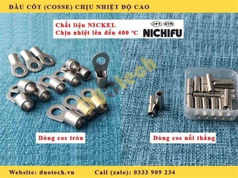 Đầu Cos Chịu Nhiệt 400 độ C Nickel N8 5 N8 6 N8 8 N8 10 Nichifu