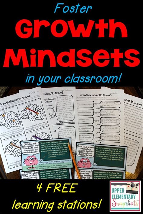 Foster Growth Mindsets With Free Learning Centers Artofit