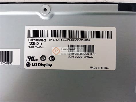 LG Display LM238WF2-SSD1 Overview - Panelook.com