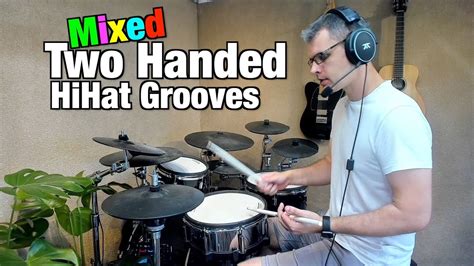 Mixed Two Handed HiHat Grooves Drum Course YouTube