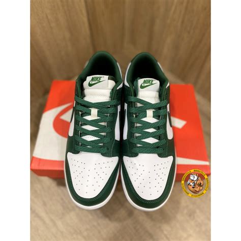 【大隻佬】nike Dunk Low Team Green 綠白 滑板鞋 情侶鞋 男女 Dd1391 101 Bigguy大隻佬 I