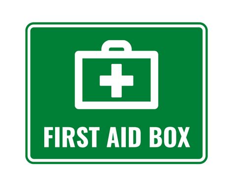 First Aid Box Sign Printable Templates Free Pdf Downloads