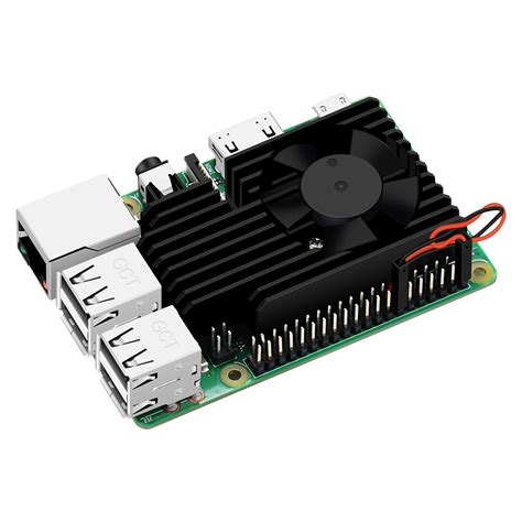 Geeekpi Raspberry Pi 4 Extreme Cooling Fan Kit Aluminum Heatsink With