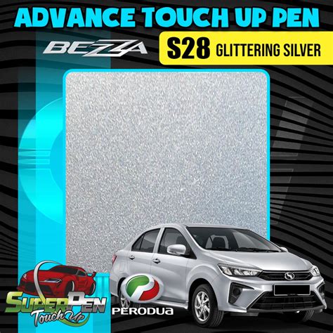 Original Touch Up Paint Perodua Bezza 4in1 Touch Up Combo Set Pen And Brush Scratch Stone Chip