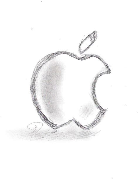 Apple logo by iFaraah on DeviantArt