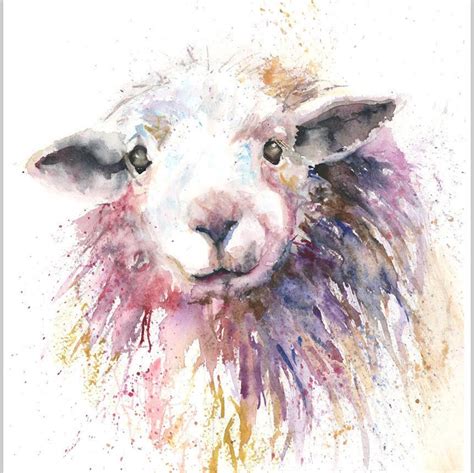 Herdwick Schafe Druck Aquarell Etsy