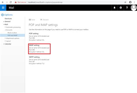 Einrichtung Pop Imap Und Smtp Auf Exchange Escde Gmbh