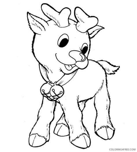 Snowman Rudolph The Red Nosed Reindeer Coloring Pages